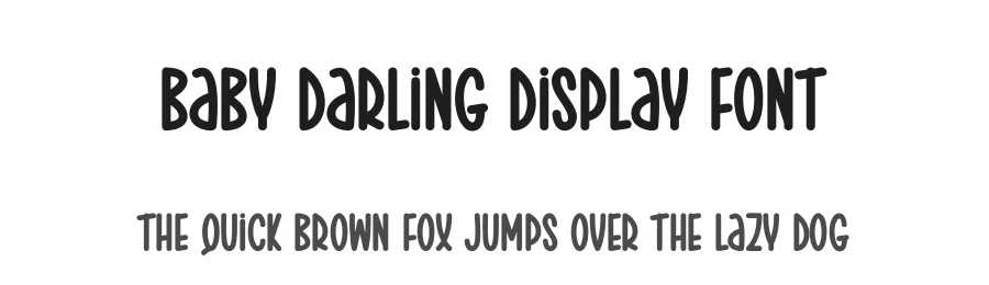 Baby Darling Display Font by creativeletter — Display Font