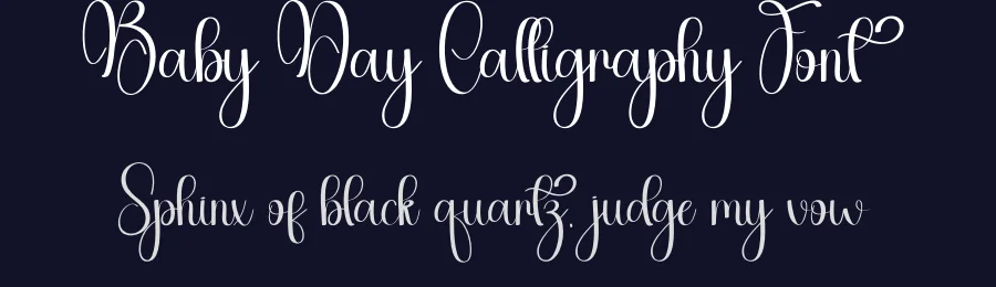 Baby Day Calligraphy Font by andikastudio — Script Handwritten Font — thumbnail 2