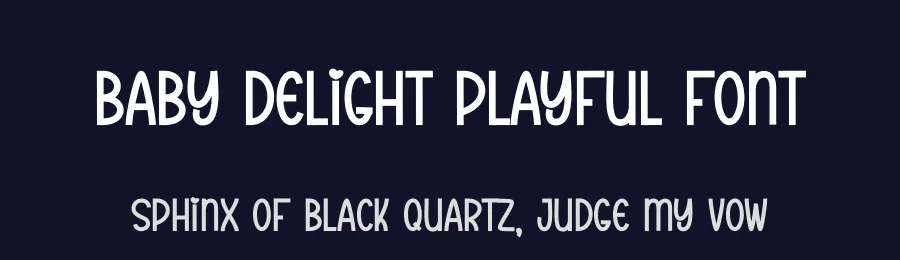 Baby Delight Playful Font by creativeletter — Script Handwritten Font — thumbnail 2