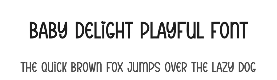Baby Delight Playful Font by creativeletter — Script Handwritten Font