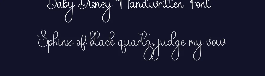 Baby Disney Handwritten Font by inermediaSTUDIO — Script Handwritten Font — thumbnail 2