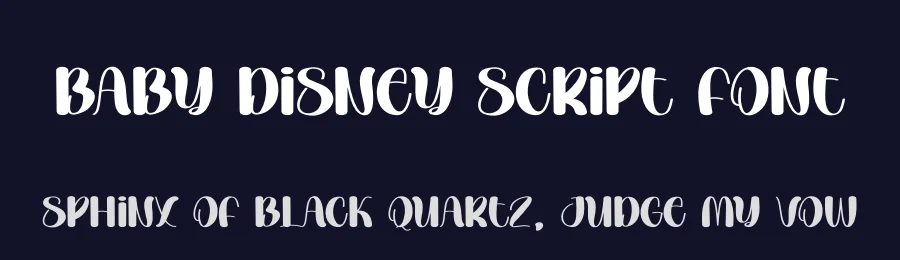 Baby Disney Script Font by andikastudio — Display Font — thumbnail 2