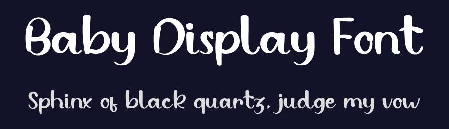 Baby Display Font by inermediaSTUDIO — Display Font — thumbnail 2