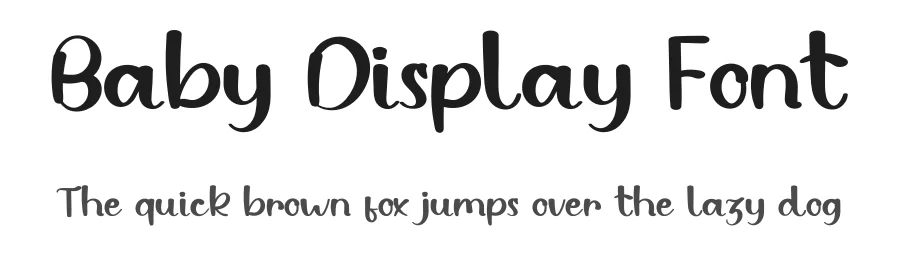 Baby Display Font by inermediaSTUDIO — Display Font