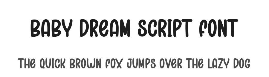 Baby Dream Script Font by creativeletter — Display Font