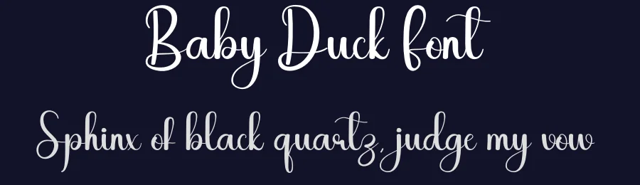 Baby Duck Font by andikastudio — Script Handwritten Font — thumbnail 2