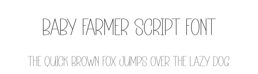 Baby Farmer Script Font by andikastudio — Display Font