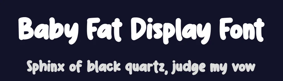 Baby Fat Display Font by jimtypestudio — Script Handwritten Font — thumbnail 2