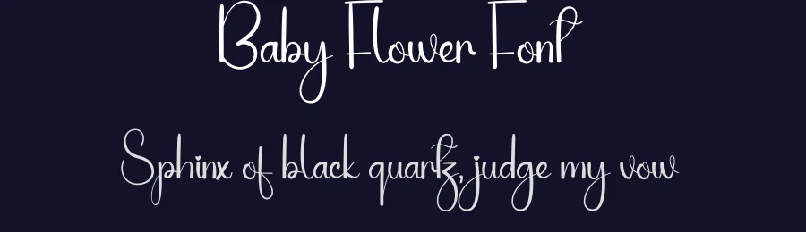 Baby Flower Font by andikastudio — Script Handwritten Font — thumbnail 2