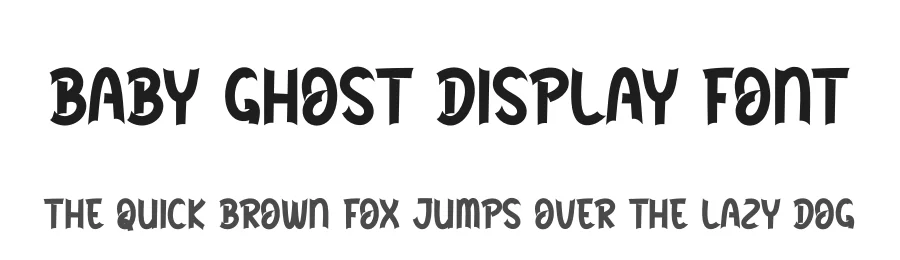Baby Ghost Display Font by andikastudio — Display Font
