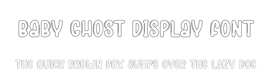 Baby Ghost Display Font by creativeletter — Display Font