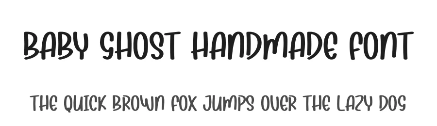 Baby Ghost Handmade Font by creativeletter — Display Font