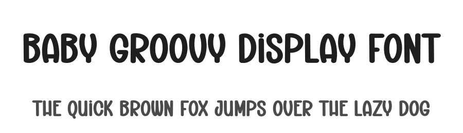 Baby Groovy Display Font by creativeletter — Display Font