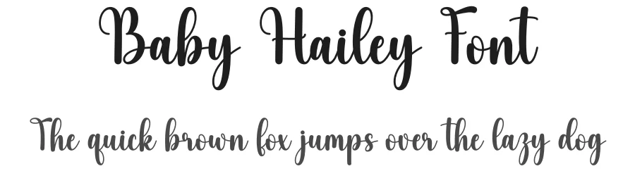 Baby Hailey Font by DN Creative — Script Handwritten Font