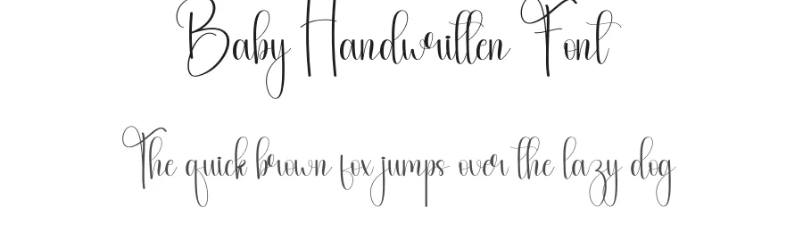 Baby Handwritten Font by andikastudio — Script Handwritten Font