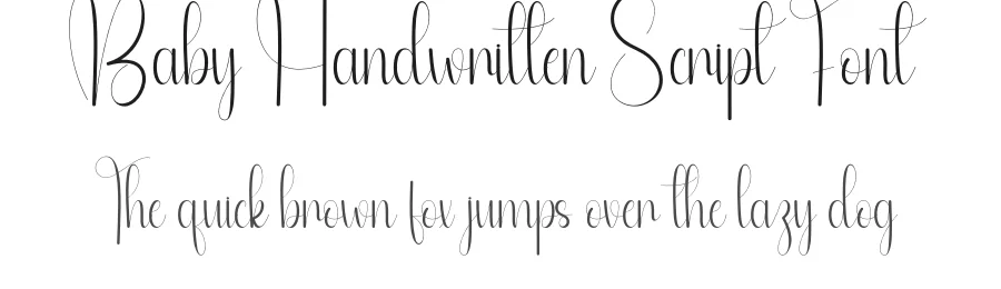 Baby Handwritten Script Font by andikastudio — Script Handwritten Font