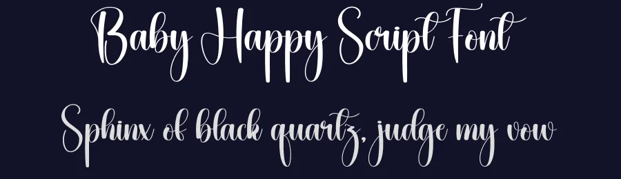Baby Happy Script Font by creativeletter — Script Handwritten Font — thumbnail 2