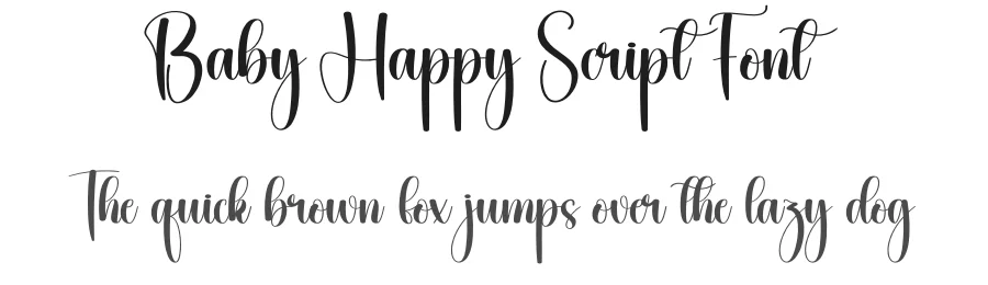 Baby Happy Script Font by creativeletter — Script Handwritten Font