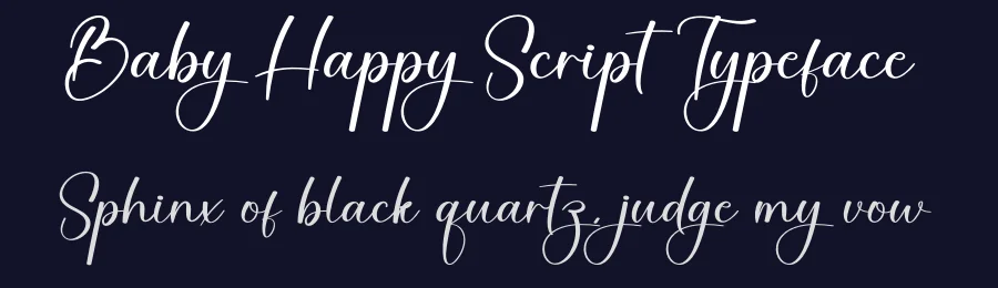 Baby Happy Script Typeface by creativeletter — Script Handwritten Font — thumbnail 2