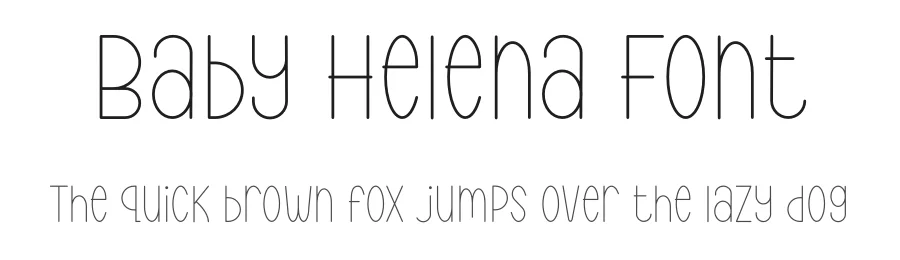Baby Helena Font by Manlogs Studio — Decorative Font