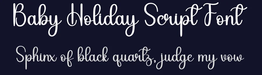 Baby Holiday Script Font by andikastudio — Script Handwritten Font — thumbnail 2