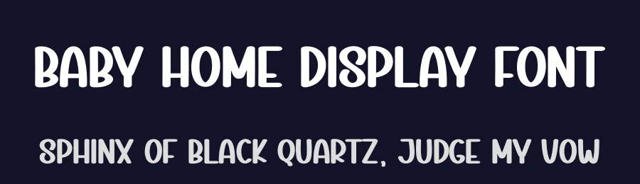 Baby Home Display Font by creativeletter — Script Handwritten Font — thumbnail 2