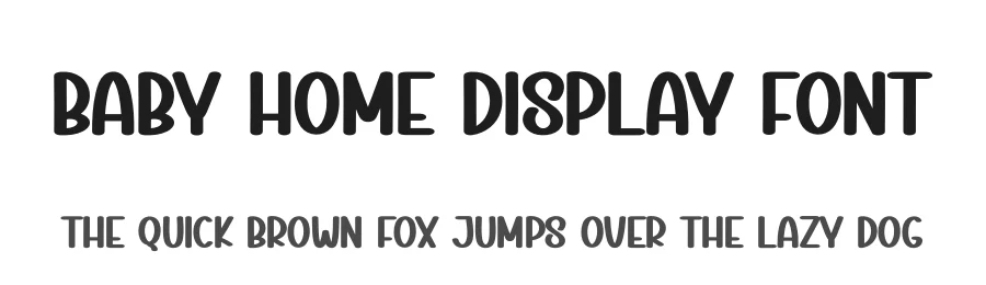Baby Home Display Font by creativeletter — Script Handwritten Font
