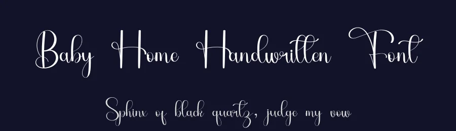 Baby Home Handwritten Font by inermediaSTUDIO — Script Handwritten Font — thumbnail 2