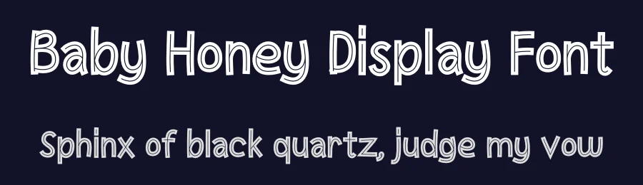 Baby Honey Display Font by creativeletter — Decorative Font — thumbnail 2