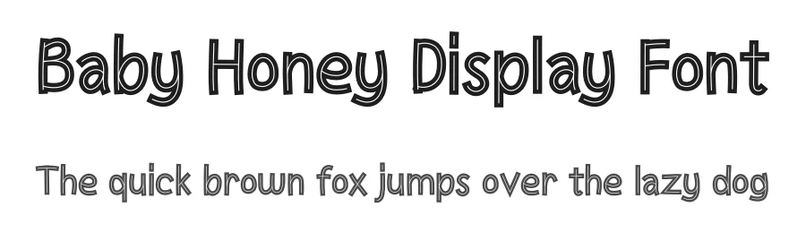 Baby Honey Display Font by creativeletter — Decorative Font