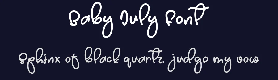 Baby July Font by levincreative — Script Handwritten Font — thumbnail 2
