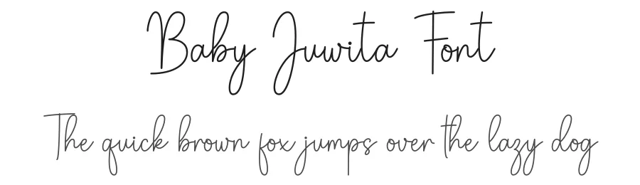Baby Juwita Font by DN Creative — Script Handwritten Font