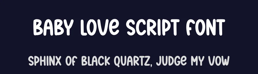 Baby Love Script Font by andikastudio — Display Font — thumbnail 2