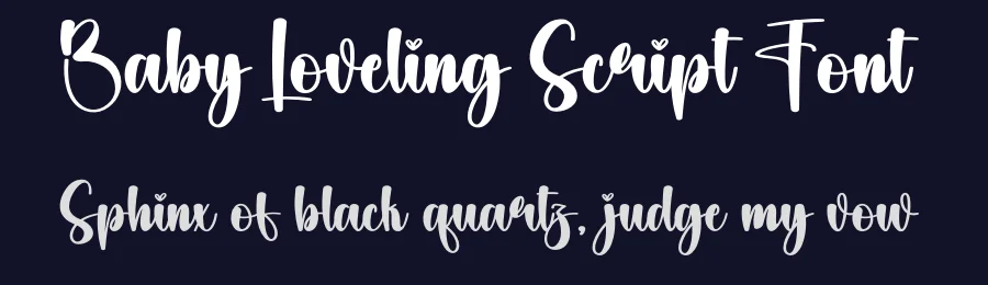 Baby Loveling Script Font by creativeletter — Script Handwritten Font — thumbnail 2