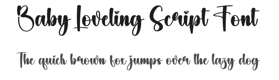 Baby Loveling Script Font by creativeletter — Script Handwritten Font