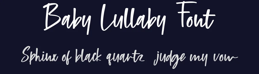 Baby Lullaby Font by pentagonistudio — Script Handwritten Font — thumbnail 2