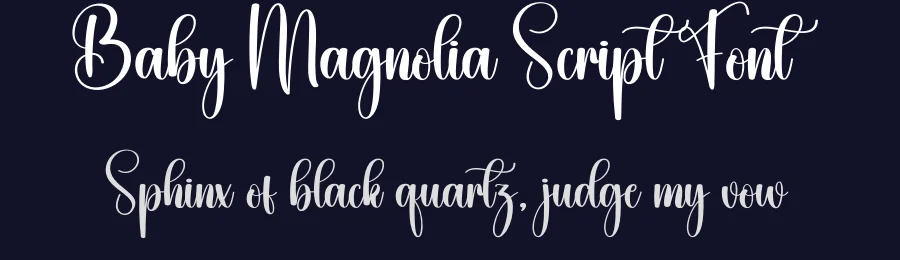 Baby Magnolia Script Font by creativeletter — Script Handwritten Font — thumbnail 2