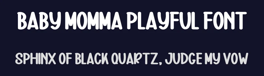 Baby Momma Playful Font by inermediaSTUDIO — Display Font — thumbnail 2