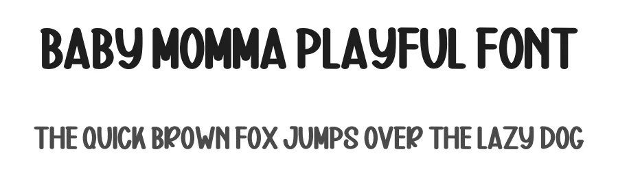 Baby Momma Playful Font by inermediaSTUDIO — Display Font