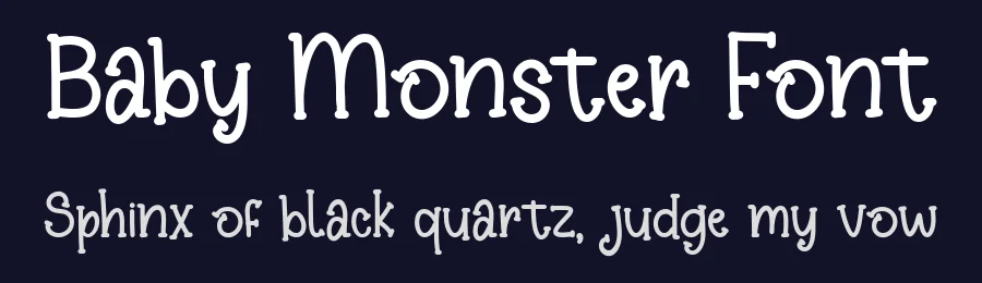 Baby Monster Font by bearydsgn — Serif Font — thumbnail 2