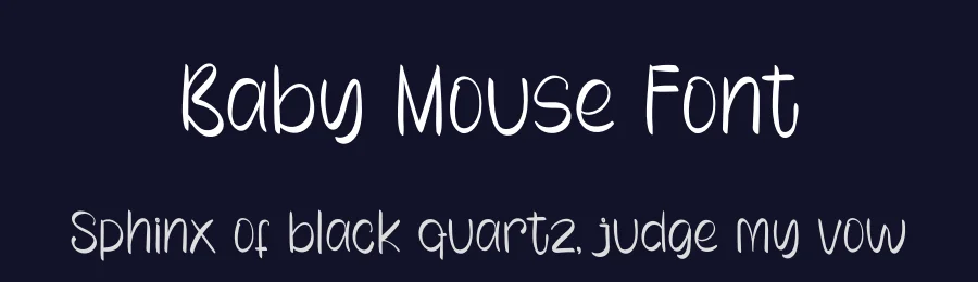 Baby Mouse Font by inermediaSTUDIO — Display Font — thumbnail 2