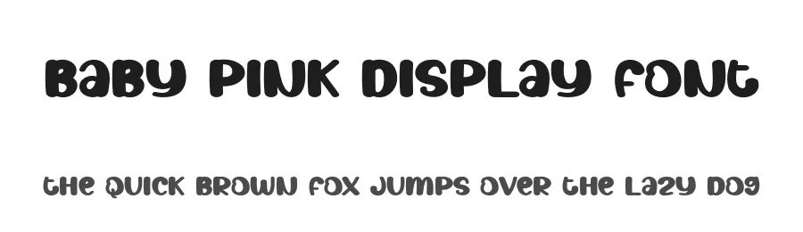 Baby Pink Display Font by creativeletter — Display Font