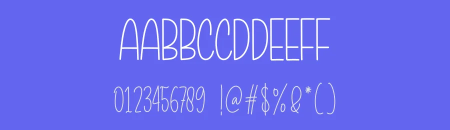Baby Pinky Display Font by creativeletter — Display Font — thumbnail 3