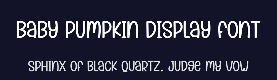 Baby Pumpkin Display Font by andikastudio — Display Font — thumbnail 2
