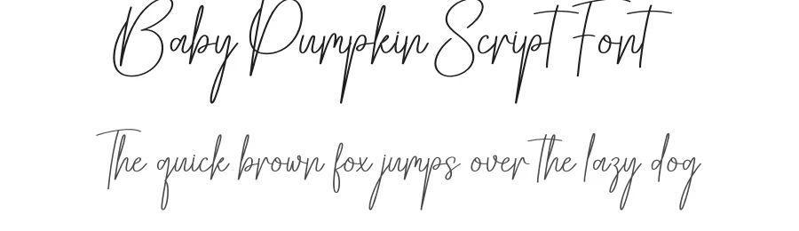 Baby Pumpkin Script Font by creativeletter — Script Handwritten Font