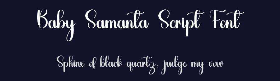 Baby Samanta Script Font by inermediaSTUDIO — Script Handwritten Font — thumbnail 2