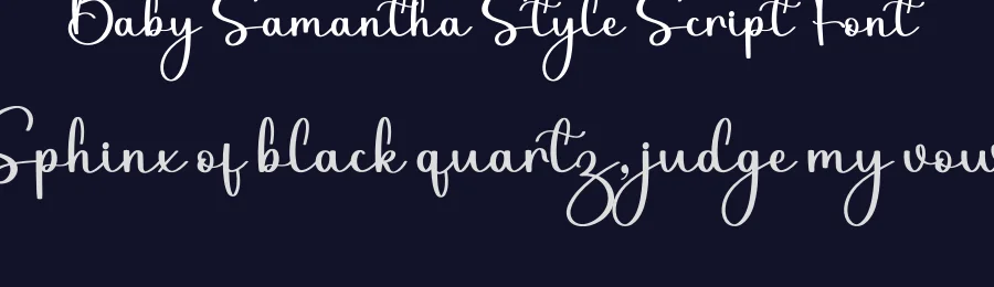 Baby Samantha Style Script Font by inermediaSTUDIO — Script Handwritten Font — thumbnail 2