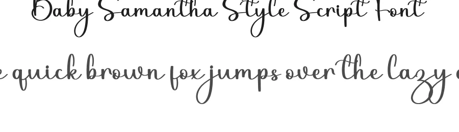 Baby Samantha Style Script Font by inermediaSTUDIO — Script Handwritten Font
