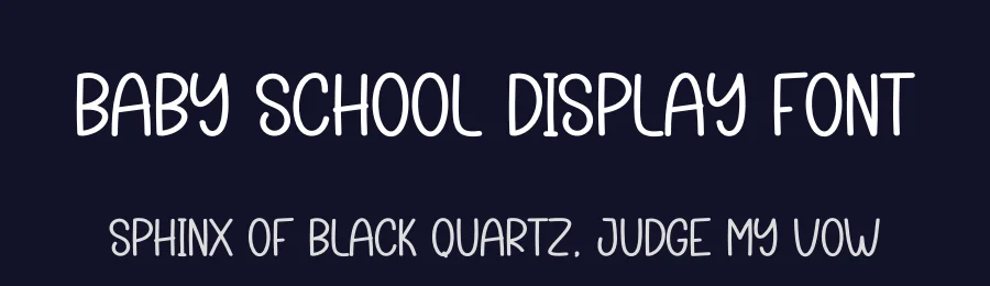 Baby School Display Font by andikastudio — Script Handwritten Font — thumbnail 2