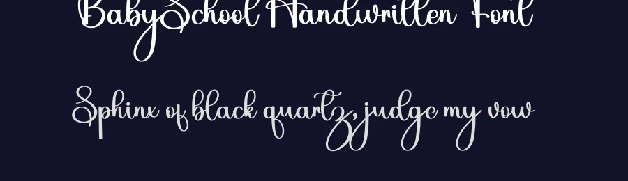 Baby School Handwritten Font by inermediaSTUDIO — Script Handwritten Font — thumbnail 2